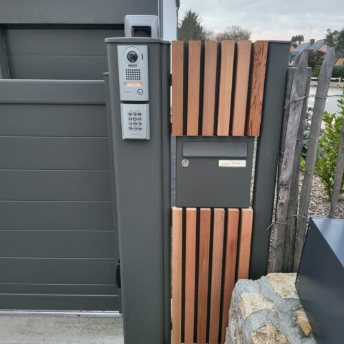Platine de rue - sonnette - portier vidéo et digicode